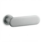 Maniglia Contour Rosetta Tonda d.43x5h Bocchetta Foro Chiave varie finiture  Ento
